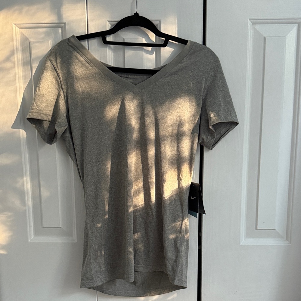 Nike Women's Short Sleeve Gray Tee